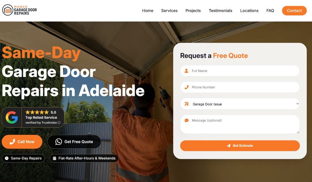 Mango Garage Door Repairs achieves 77% lower CPA and 381% conversion growth with Search Campaigns